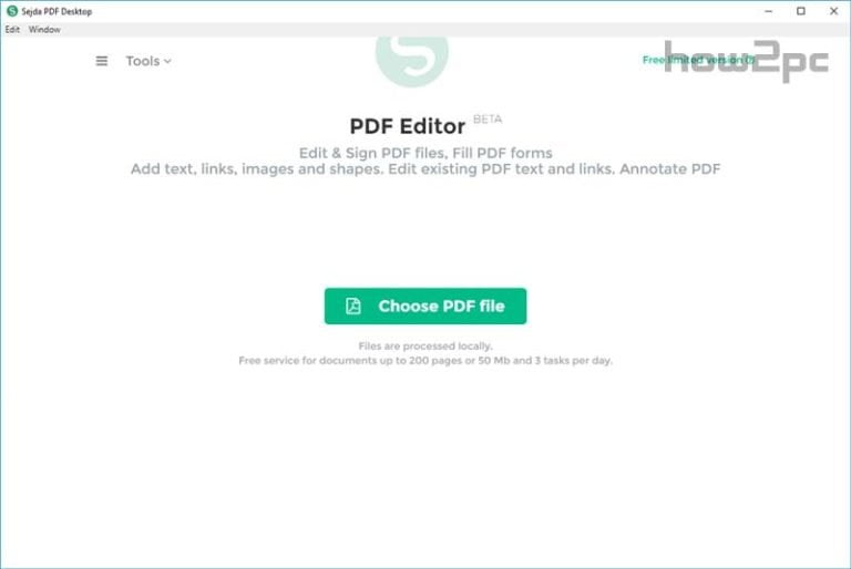 sejda pdf desktop create pdf