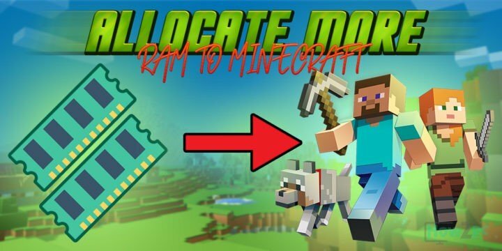 how to allocate more ram on latest minecraft launcher