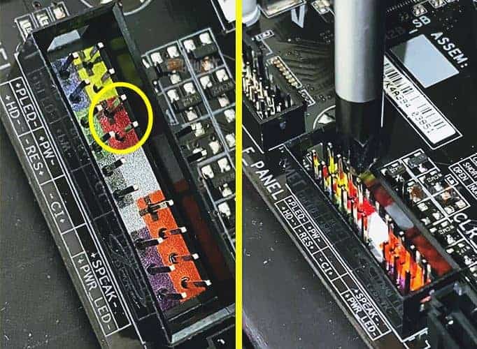 Manually jump starting the motherboard